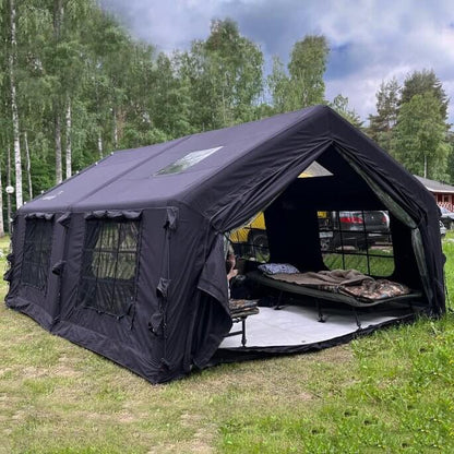 Coody 17.2 (Koala-7) Black Inflatable Tent House for Camping (2-10 person)
