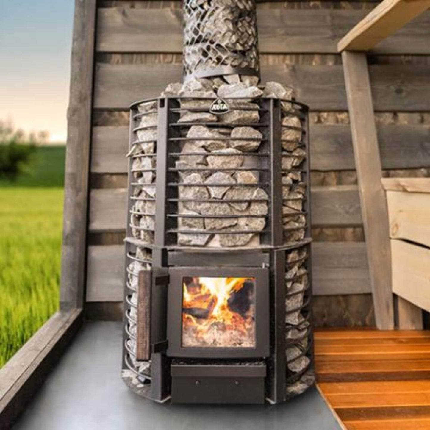 Narvi Inari 16KW Wood-Burning Sauna Stove With Stones (SAK90263)