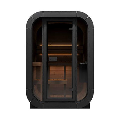 SaunaLife Model CL3G Cube-Series Outdoor 2-Person Home Sauna Kit (SAK23721)